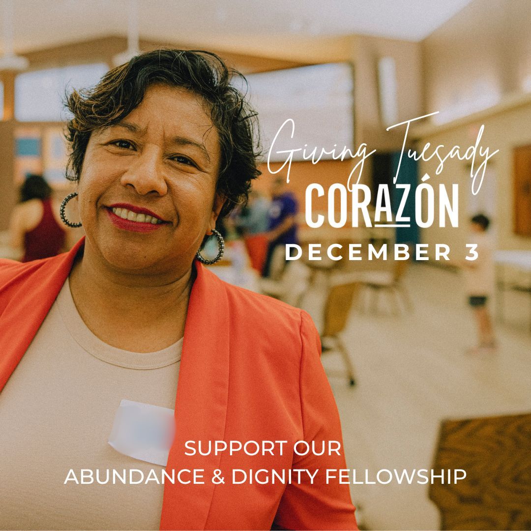 CORAZONArizona's tweet photo. 📅 Giving Tuesday is around the corner! ✨ This year, your support will help fund transformative programs through our Abundance and Dignity Fellows. 🤝✨ Stay tuned to see the incredible stories your donations make possible! 📖💜 #GivingTuesday #CorazonArizona https://t.co/q2BE5Ofzww
