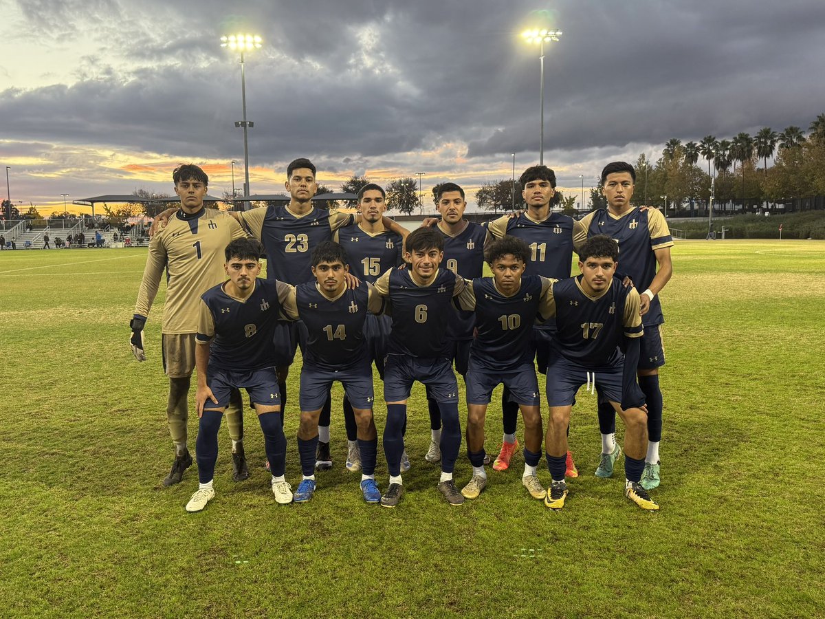 Final after penalties:
Merced 0 (4)
West Valley 0 (3)

After 120 minutes &amp; a PK shootout, the Blue Devils advance to the next round of the CCCAA State Playoffs. 

Starting XI: