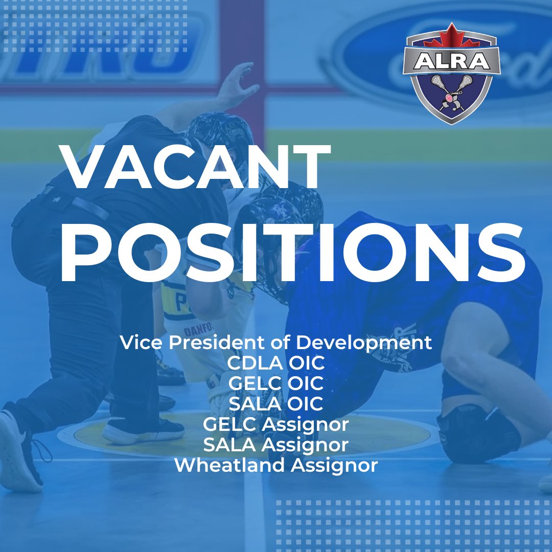 With the 2024 ALRA AGM weekend coming to a close, we are putting out a call to our members to fill vacant Executive and Board of Director roles for the 2025 season. If you are interested in a volunteer role within the ALRA, please check out our website for more information.