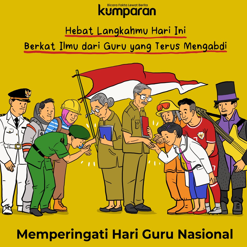 kumparan's tweet photo. Terima kasih kepada mereka yang telah menjadi teladan di Indonesia, selalu menerangi setiap langkah perjalanan hidup kita.

Memperingati Hari Guru Nasional!👩‍🏫👨‍🏫

#harigurunasional #selamatharigurunasional #harigurunasional2024 #kumparan https://t.co/j4abeTM2Hb