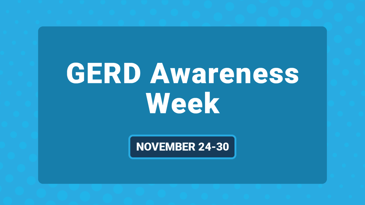 GERD Awareness Week (Nov 24-30) falls during Thanksgiving! 🦃 Manage GERD this holiday season with these tips:

🍽️ Smaller portions
🌶️ Avoid spicy/fried foods
🍗 Choose lean turkey &amp; veggies
🥧 Watch the desserts
🥂 Drink water, not soda/alcohol
🛌 Stay upright after meals