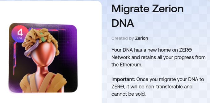 erofinger_eth's tweet photo. 🚨 Zerion で XP ラッシュ! #zerion
✅ Zerion Wallet ユーザー向けのレトロエアドロップ
✨ ZERO ネットワークで無料取引!
💎 XP レベルを上げてリワードを獲得
⏳ 期間限定! 今すぐ始める: https://t.co/7rqCZR4nUp
プレミアム特典をゲット!コード: DWIM18FJ1
#ZeroNetwork #zerion #Airdrops