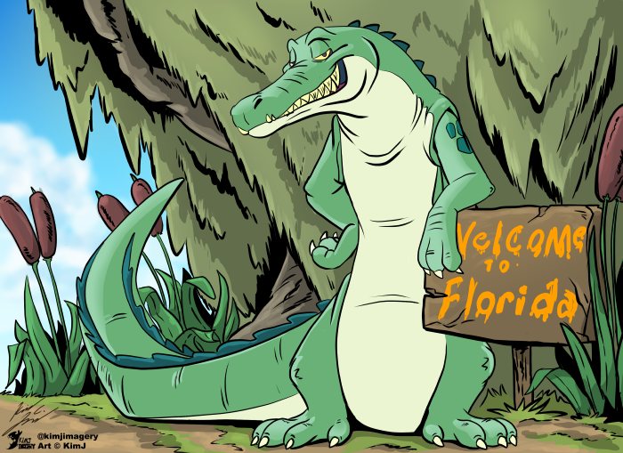 KimJImagery's tweet photo. Welcome to Florida Just a small artwork I did on the side when I saw some postcards at the store. Originally plan to make this a print but I don't think any one would have bought it.
Tip: https://t.co/do0O64pRl7
#illustration #cartoon #printconcept #alligator https://t.co/vUwd8Ma71P