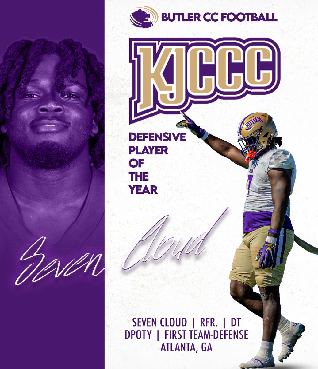 .<a href="/_SevenCloud7/">Seven Cloud</a> is the Jayhawk Conference Defensive Player of the Year💥

#RoarGrizz🐻