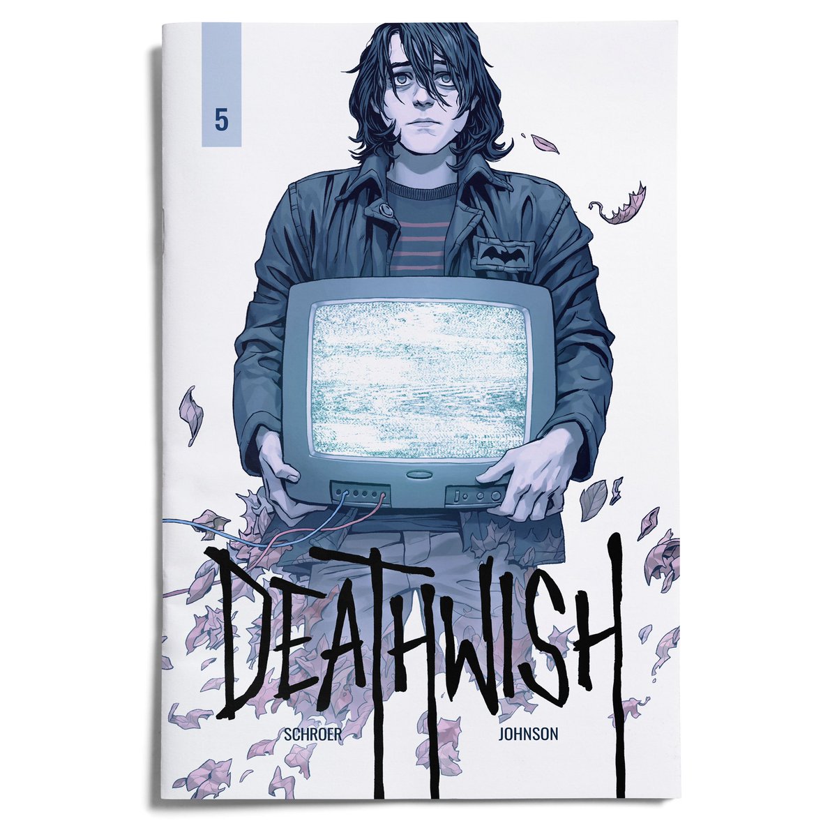 guess what >:) <a href="/vesselest3r/">lizard</a> and i have finally finished Deathwish issue 5 and we are so excited to show you what we’ve been working on for the past million years!!! it’s available to order now at deathwishcomic.com 💙🩵💙 yayyyy!!!