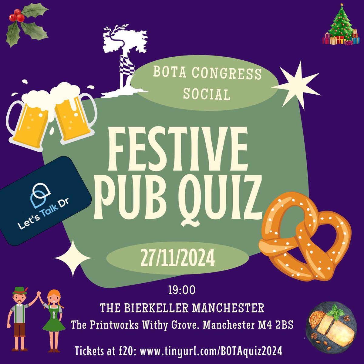 Let's Talk Dr (@talk_dr) on Twitter photo Come and join us <a href="/bota_uk/">BOTA</a> in Manchester this week at our stand from Wed to Thur , for all the FRCS tips and tricks with Dr Rishi and at the festive pub quiz with BOTA and Let’s Talk Dr…prizes, fun, tips and tricks galore <a href="/dr_dferguson/">David Ferguson</a> <a href="/MrDanPerry/">Dan Perry</a> <a href="/AnishPSangh/">Anish PS</a> <a href="/HelenEmilyChase/">HelenChase</a> Come and join us <a href="/bota_uk/">BOTA</a> in Manchester this week at our stand from Wed to Thur , for all the FRCS tips and tricks with Dr Rishi and at the festive pub quiz with BOTA and Let’s Talk Dr…prizes, fun, tips and tricks galore <a href="/dr_dferguson/">David Ferguson</a> <a href="/MrDanPerry/">Dan Perry</a> <a href="/AnishPSangh/">Anish PS</a> <a href="/HelenEmilyChase/">HelenChase</a>