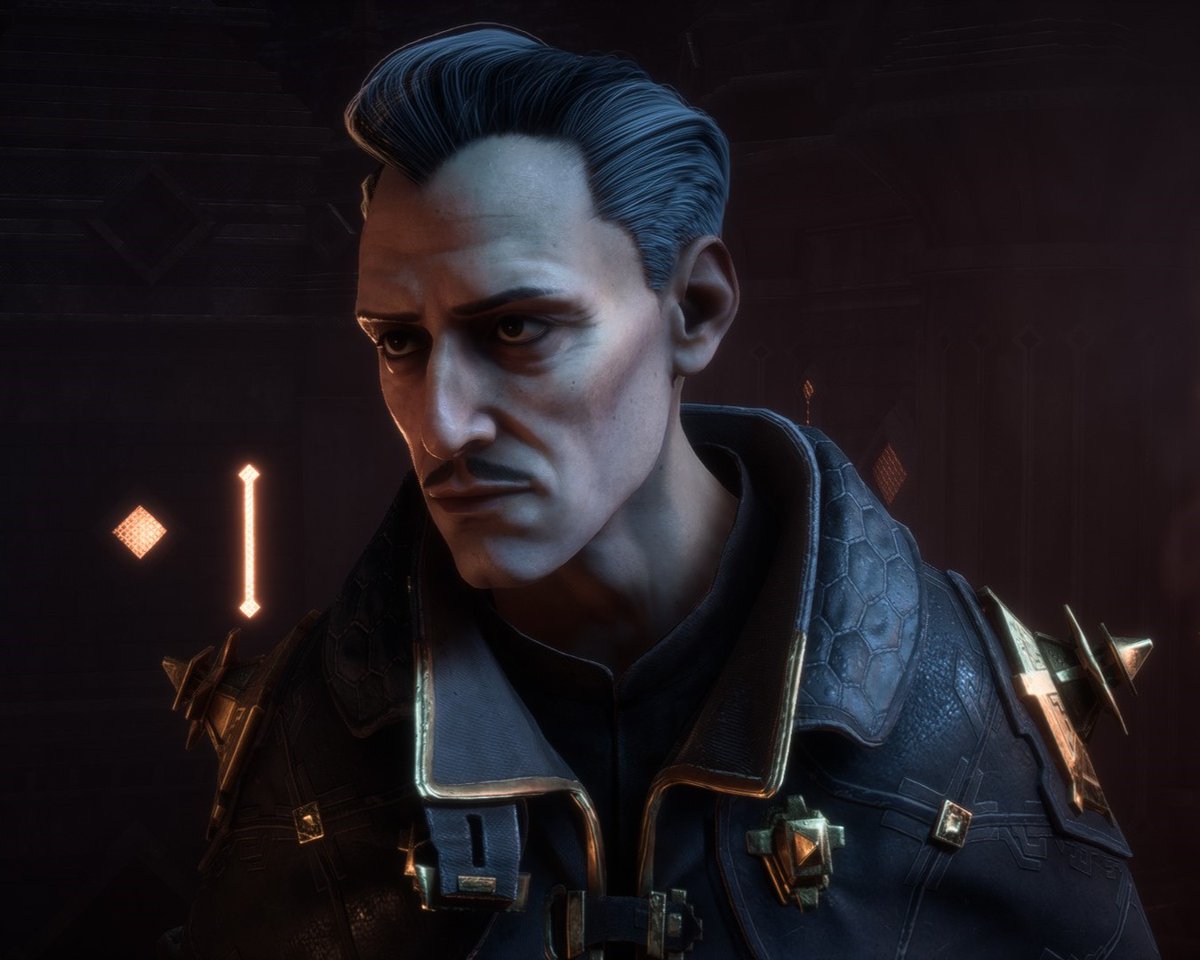 nostalgia_clown's tweet photo. tell me why he topped up his eyeliner for the final fight like he didn't think it would be distracting #veilguardspoilers https://t.co/6b99Ra1j9k