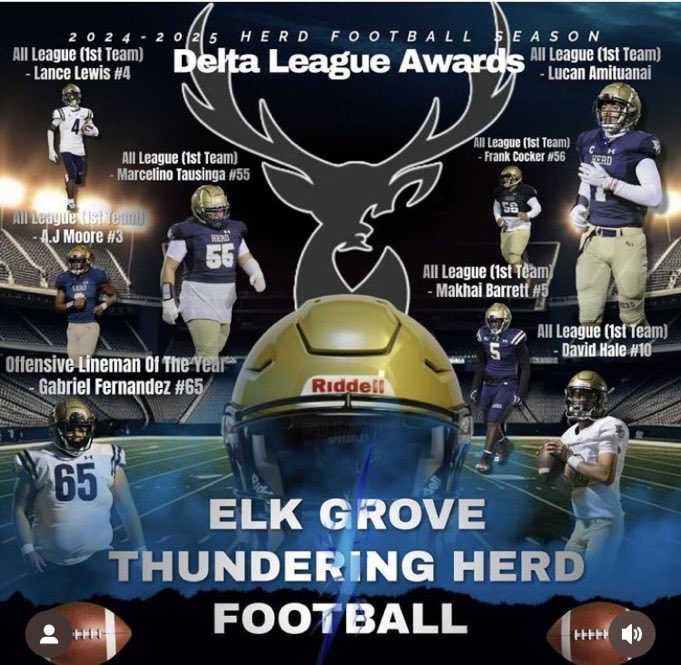 David Hale (@david_hale10) on Twitter photo Congrats to my teammates! <a href="/SacBee_JoeD/">Joe Davidson</a> <a href="/SacMaxPreps/">Sac-Joaquin MaxPreps</a> <a href="/ChrisBiderman/">Chris Biderman</a> <a href="/CJacksonWCP/">Chris Jackson</a> <a href="/CalHiSports/">Cal-Hi Sports</a> <a href="/MitchBookLive/">Mitch Stephens</a> <a href="/elk_herd/">Elk Grove Thundering Herd Football</a> <a href="/heykevinjohn/">Kevin John</a> Congrats to my teammates! <a href="/SacBee_JoeD/">Joe Davidson</a> <a href="/SacMaxPreps/">Sac-Joaquin MaxPreps</a> <a href="/ChrisBiderman/">Chris Biderman</a> <a href="/CJacksonWCP/">Chris Jackson</a> <a href="/CalHiSports/">Cal-Hi Sports</a> <a href="/MitchBookLive/">Mitch Stephens</a> <a href="/elk_herd/">Elk Grove Thundering Herd Football</a> <a href="/heykevinjohn/">Kevin John</a>