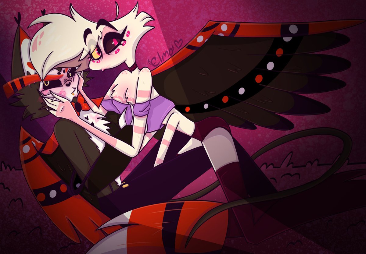 Elmodontdraw's tweet photo. …They were late for group therapy 👀

#huskerdust #hazbinhotel #hazbinfanart #hazbin #angeldust #husk https://t.co/0OdoQmC5Ql