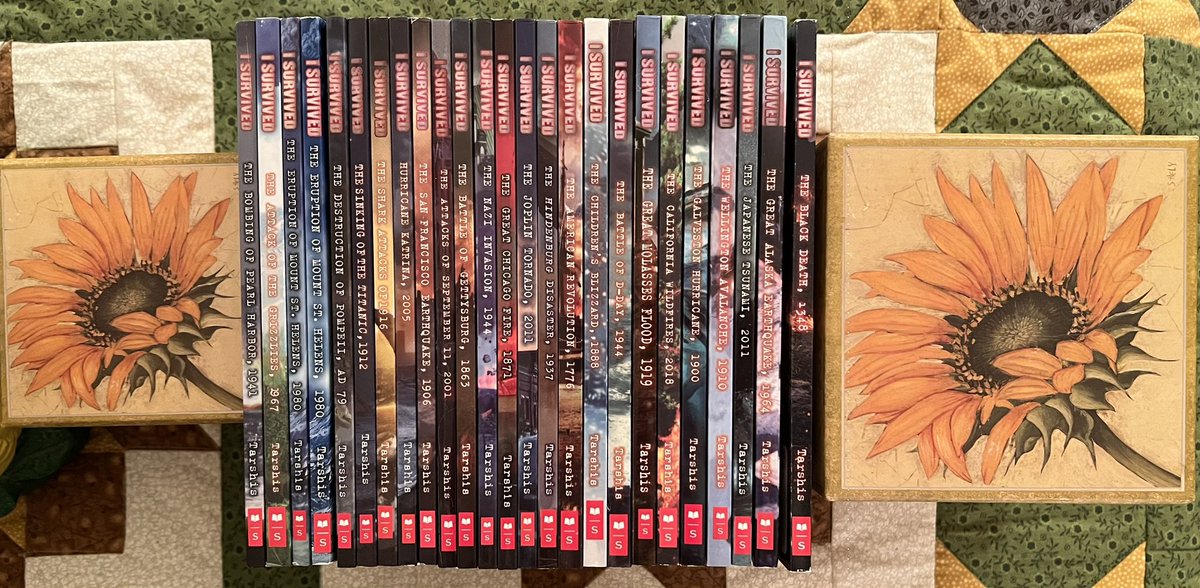 KierstenMagic's tweet image. What do you do when you only need two more copies of an #ISurvived book for your 2nd grade G&amp;amp;T ELA group? You also buy the complete series because your 1st, 2nd, and 3rd grade G&amp;amp;T ELA and math students can’t get enough of these books by the phenomenal @laurenTarshis❣️🌻🫶🏻