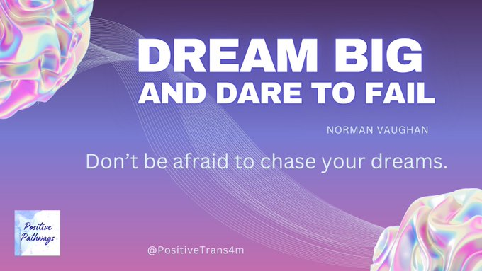BetterYouSkills's tweet photo. 🎯 DARE TO DREAM BIG
Dreams worth chasing often come with risks.
Don’t let the fear of failure hold you back—dare to aim high and embrace the journey.
Every great achievement starts with a bold dream. 🌟💭
#DreamBig #DareToFail #ChaseYourDreams #ThinkBIGSundayWithMarsha https://t.co/pwwp2pgUXZ