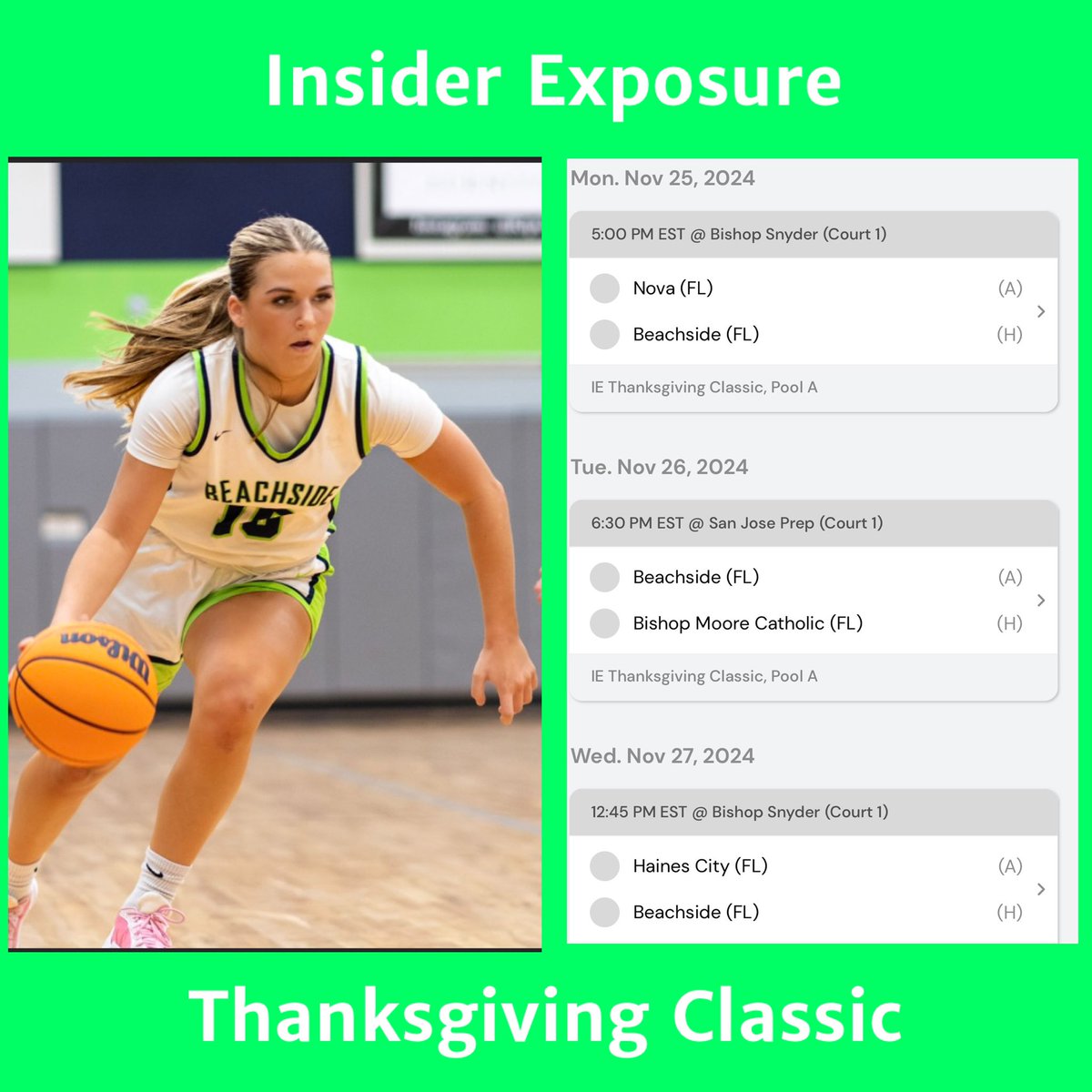 Morgan Cremen (@morgancremen13) on Twitter photo Excited to play this week in the Insider Exposure Thanksgiving Classic. Coaches come check our team out.
<a href="/PGHFlorida/">Prep Girls Hoops Florida</a>
<a href="/hunterkeithl/">Keith Catfish Hunter</a>
<a href="/ECunitedbball/">eastcoastunited</a>
<a href="/EJMurray8/">EJ Murray</a>
@Repsonreps_
<a href="/InsiderExposure/">InsiderExposure</a> Excited to play this week in the Insider Exposure Thanksgiving Classic. Coaches come check our team out.
<a href="/PGHFlorida/">Prep Girls Hoops Florida</a>
<a href="/hunterkeithl/">Keith Catfish Hunter</a>
<a href="/ECunitedbball/">eastcoastunited</a>
<a href="/EJMurray8/">EJ Murray</a>
@Repsonreps_
<a href="/InsiderExposure/">InsiderExposure</a>