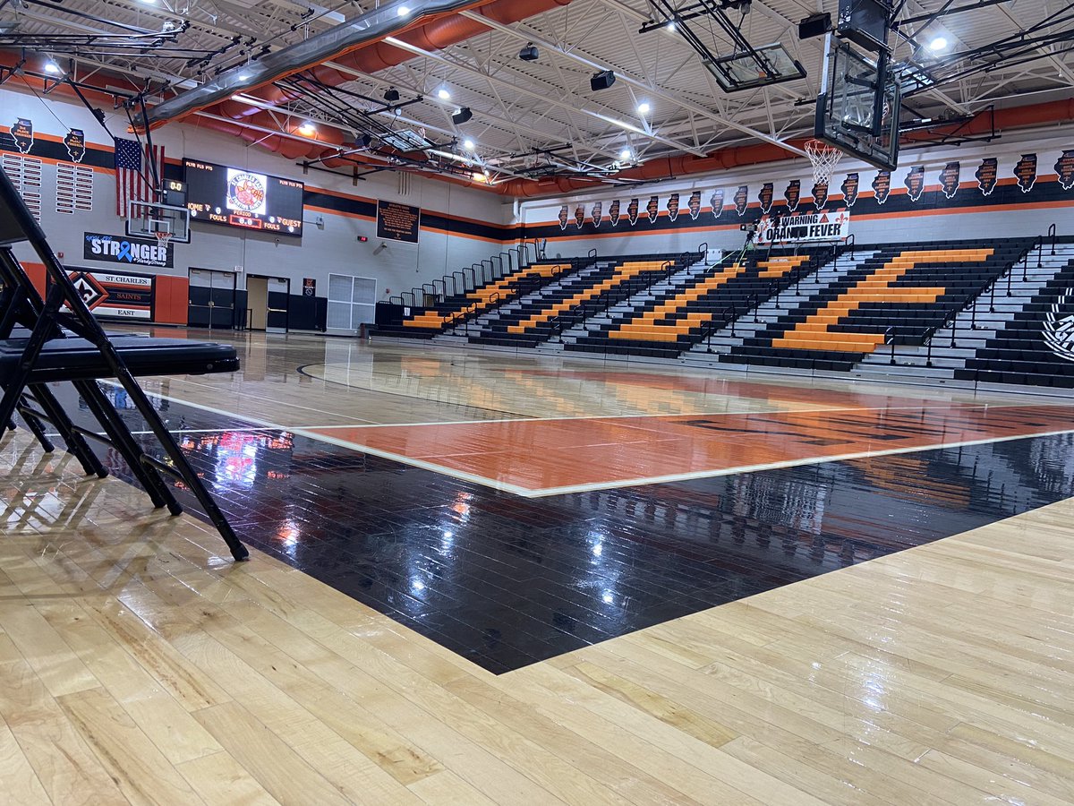 In 24 hours the calm of the gym will look different as the first day of the Ron Johnson Thanksgiving Tournament begins tomorrow. Thornridge vs. Schaumburg @ 5:30 and St. Charles East vs. East Aurora @ 7:00.