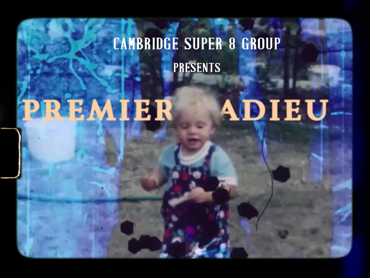 CambridgeSuper8's tweet photo. Premiere of “Premier Adieu”, on the 28th of November 2024 in Nice, France

Premier Adieu is a 2 min film from the Cambridge Super 8 Group using found footage.

It will be shown in Nice @regardindependant 

#super8film #super8 #super8mm #foundfootage #archivefootage #kodachrome https://t.co/Zsw5kXLcyq