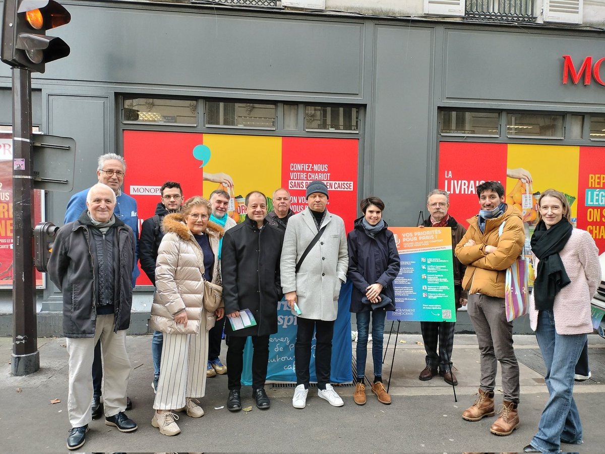 MoDemParis14's tweet photo. Échanges nourris aujourd'hui rue Daguerre autour des priorités pour Paris des parisiens avec @maudgatel

Merci à nos amis de @Renaissance14e de leur participation https://t.co/6ZsOTLJigo