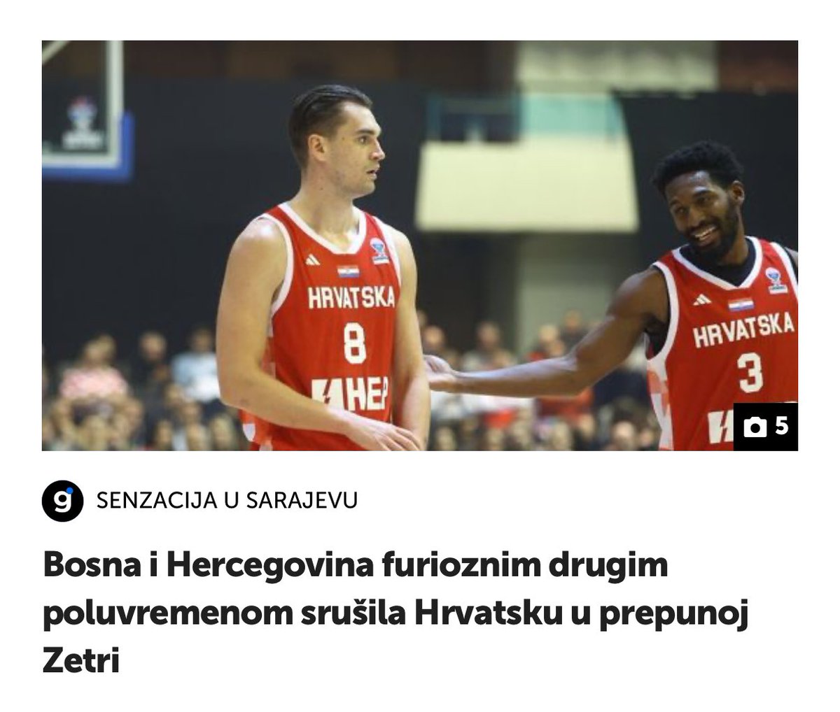NDedukic's tweet photo. Razbili smo vas u prepunoj Skenderiji, a ne Zetri. 

@golhr https://t.co/bZBsdntcLq