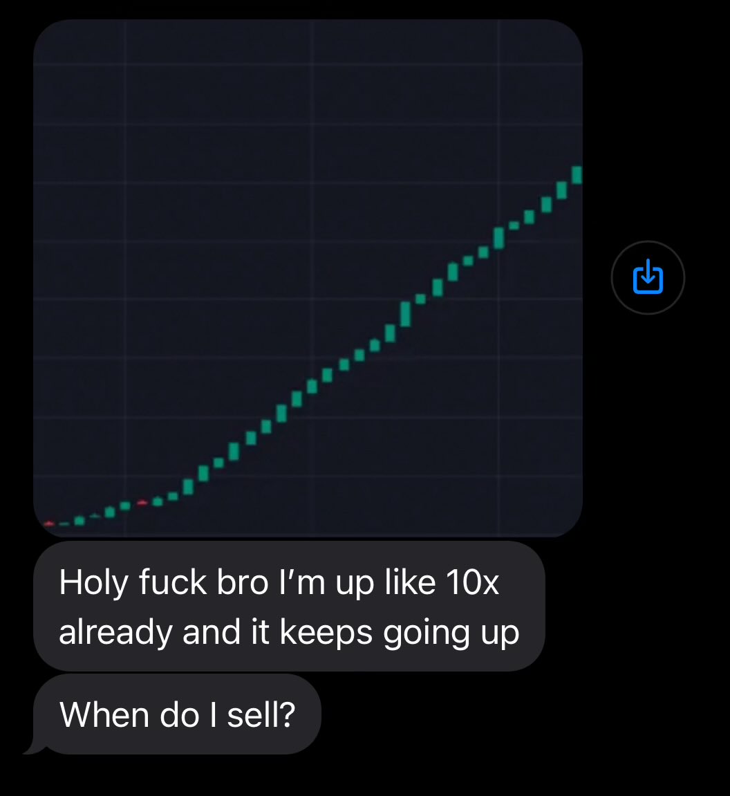 Who’s gonna tell him?