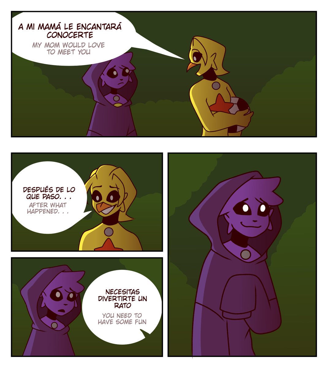 _KarmaBunny_'s tweet image. (4/4) Esta vez no me tarde tanto en subirlo, quiero mi premio 👿

Gracias por los 4.300 seguidores, los amoo 💖💖💖

#SmilingCritters #SmilingCrittersAU #KickinChicken #catnap