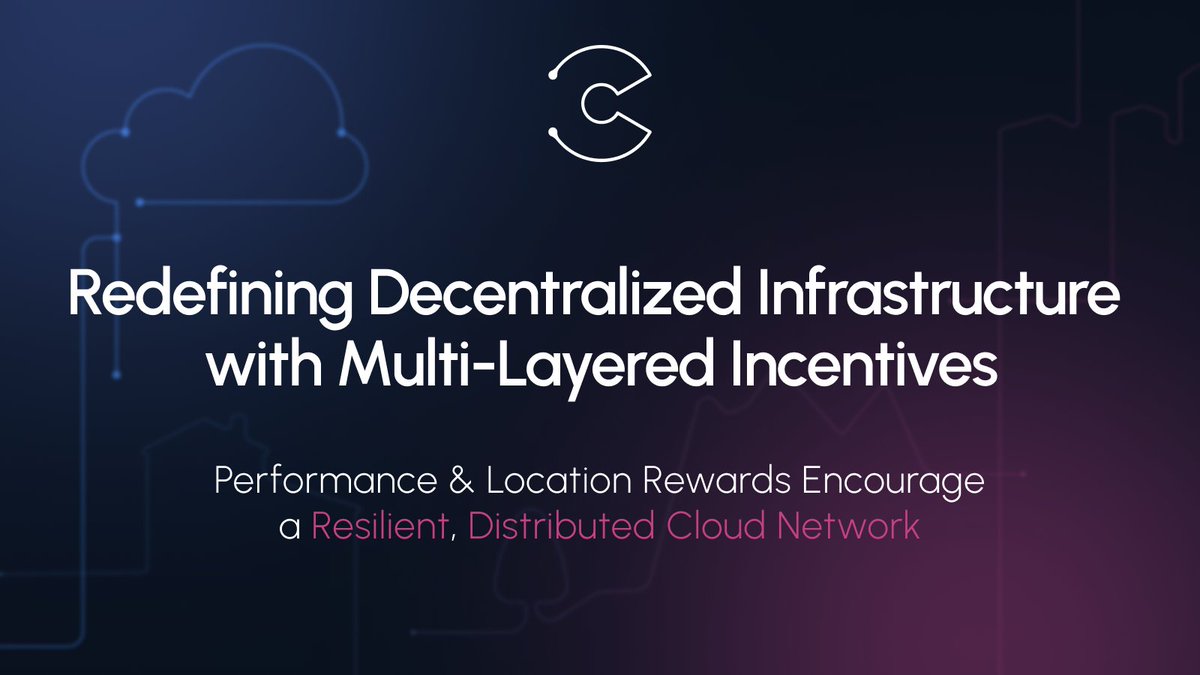 conduit_network's tweet photo. Conduit is redefining decentralized infrastructure with a multi-layered incentive model. 

From Performance to Location Incentives, node operators are rewarded not just for uptime but for strategically expanding the network into new areas. This approach supports a resilient, distributed cloud. 👇🧵