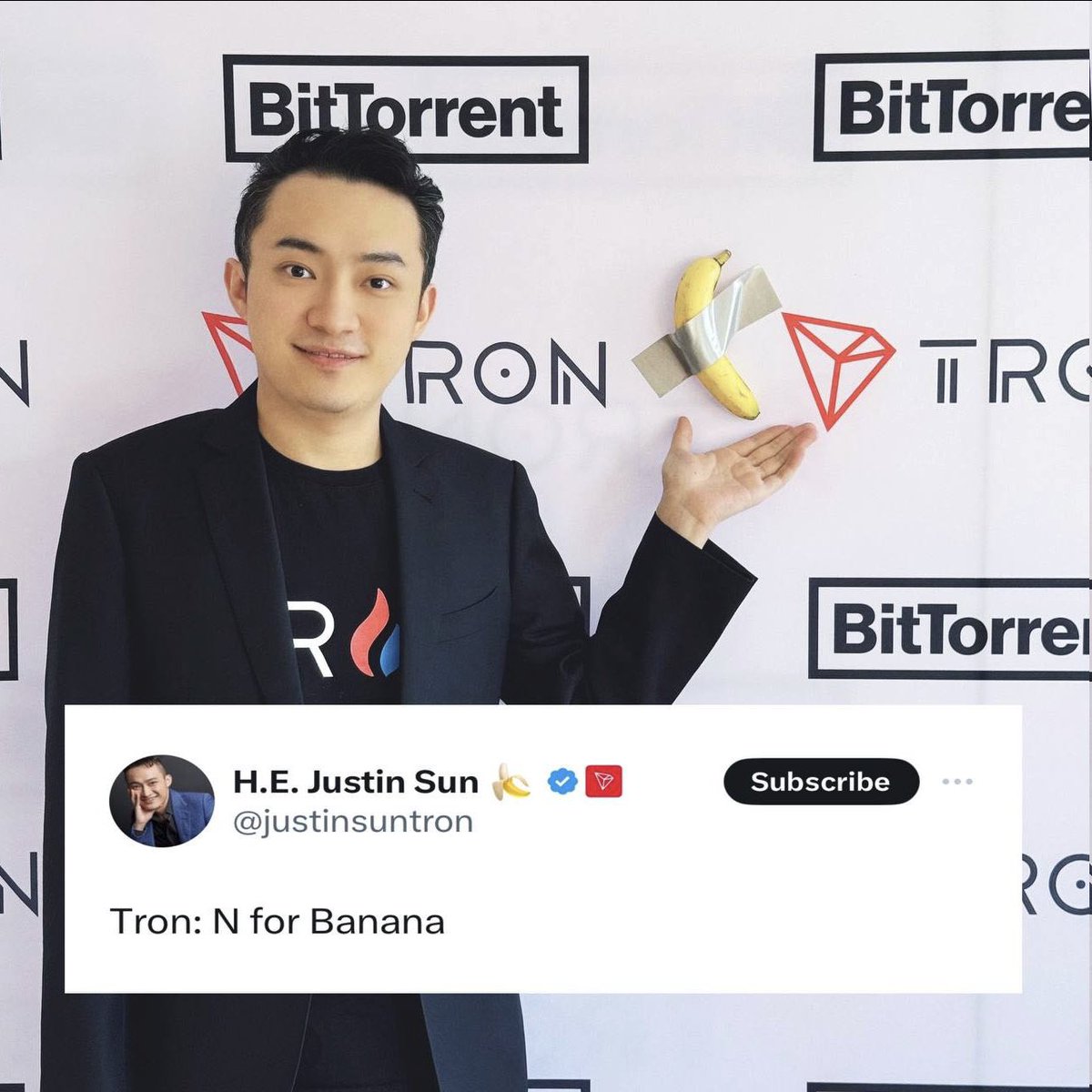 NforBanana's tweet photo. @TronixTrx Get ready to be the legend of your family that will break the pattern and deliver generational wealth! Join the growing and awesome community of $N for Banana now!

CA:

TBBThLgHtUhGuT9DJ1rrzXDQ6j2XSP2Dq5 https://t.co/FhkbA0a978