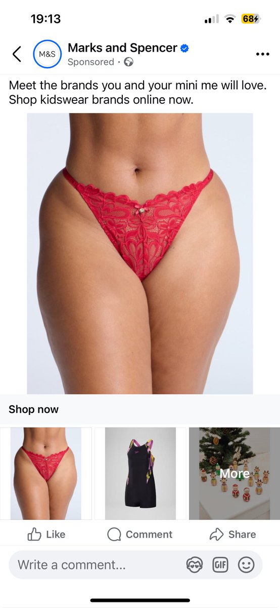 ⁦<a href="/marksandspencer/">M&S</a>⁩  what on earth is@going on in your marketing department. This is hugely inappropriate ⁦<a href="/sharrond62/">Sharron Davies HoL MBE</a>⁩