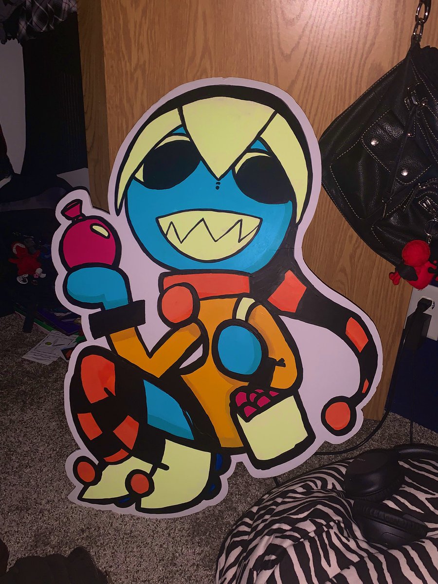 samegrave_'s tweet image. hand painted thing in my house