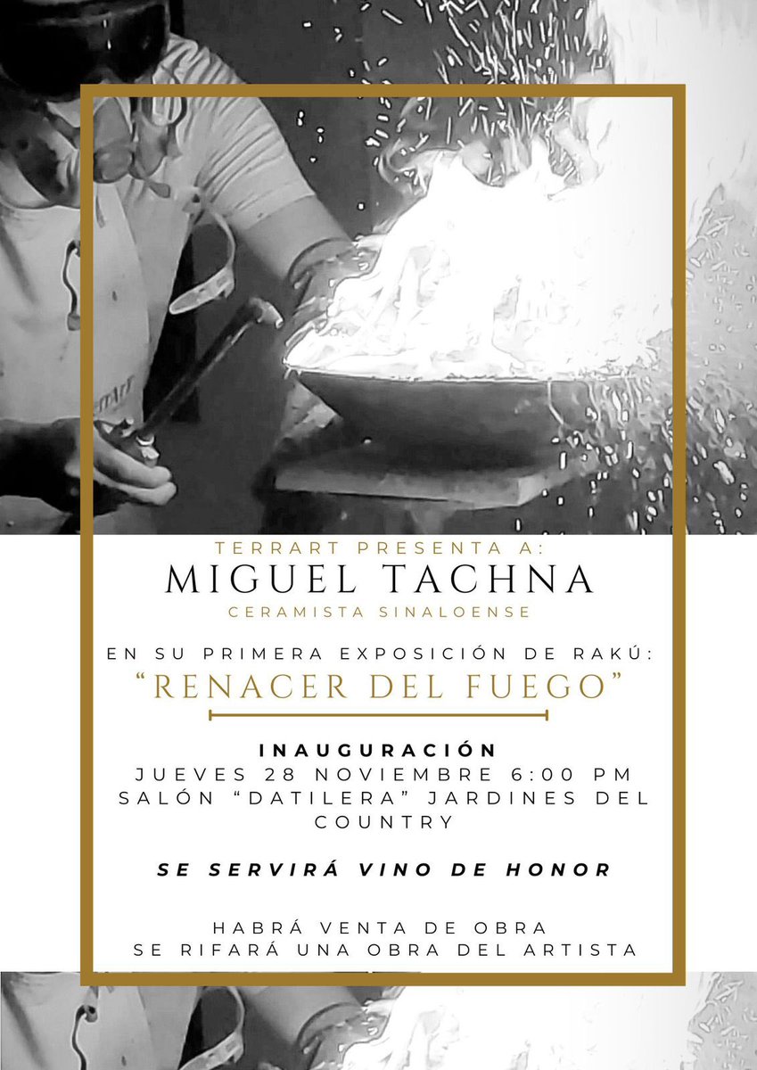 BeAcevedoTachna's tweet photo. El próximo Jueves los invito a todos a esta exposición de cerámica raku en Los Mochis!! Ahi nos vemos.

MOCHITENSES RT POR FAVOR https://t.co/giNJF7Hpt9