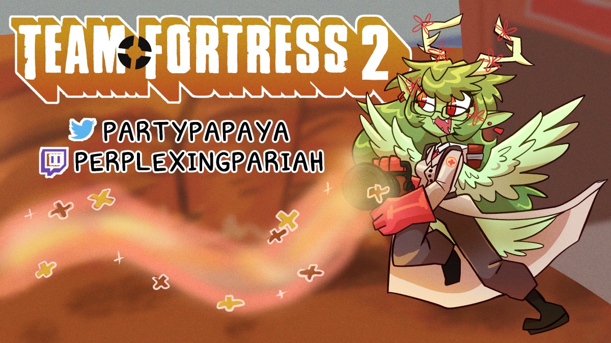 🔴 LIVE!!! twitch.tv/perplexingpari…
I'm A little sick but I want to stream so here I am. TF2 first, maybe a bit of In Stars and Time later??? Idk. Just going with the flow.

#VTuber