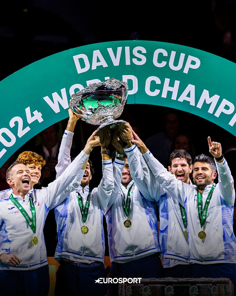 🏆🌍 𝗖𝗔𝗠𝗣𝗜𝗢𝗡𝗜 𝗗𝗘𝗟 𝗠𝗢𝗡𝗗𝗢 🌍🏆

#EurosportTennis #DavisCup