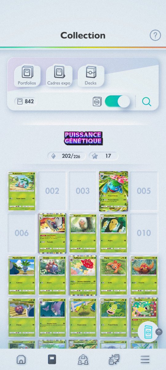 1kiloderiz's tweet photo. @PokemonTCGP_FR Ça avance petit à petit... https://t.co/xxWyK4nR6P