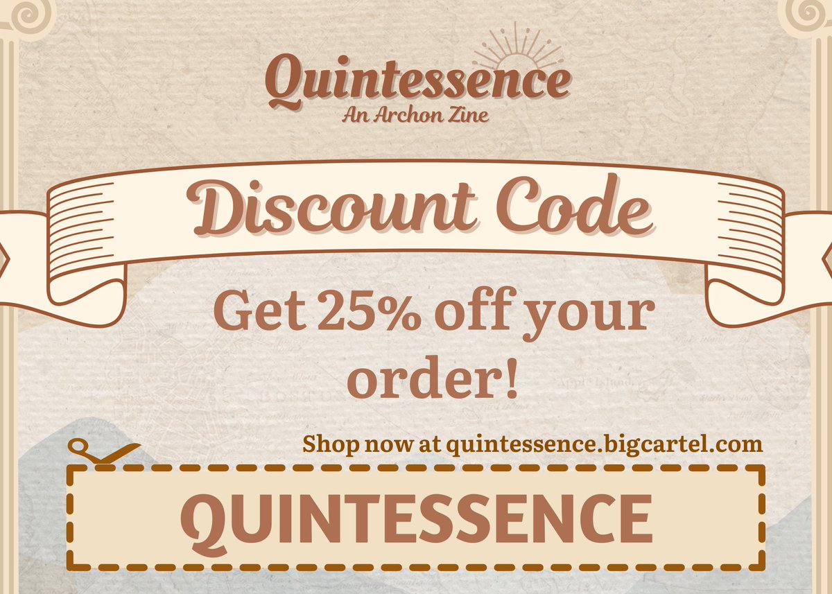 🏛️ Quintessence: An Archon Zine | Completed! tweet media