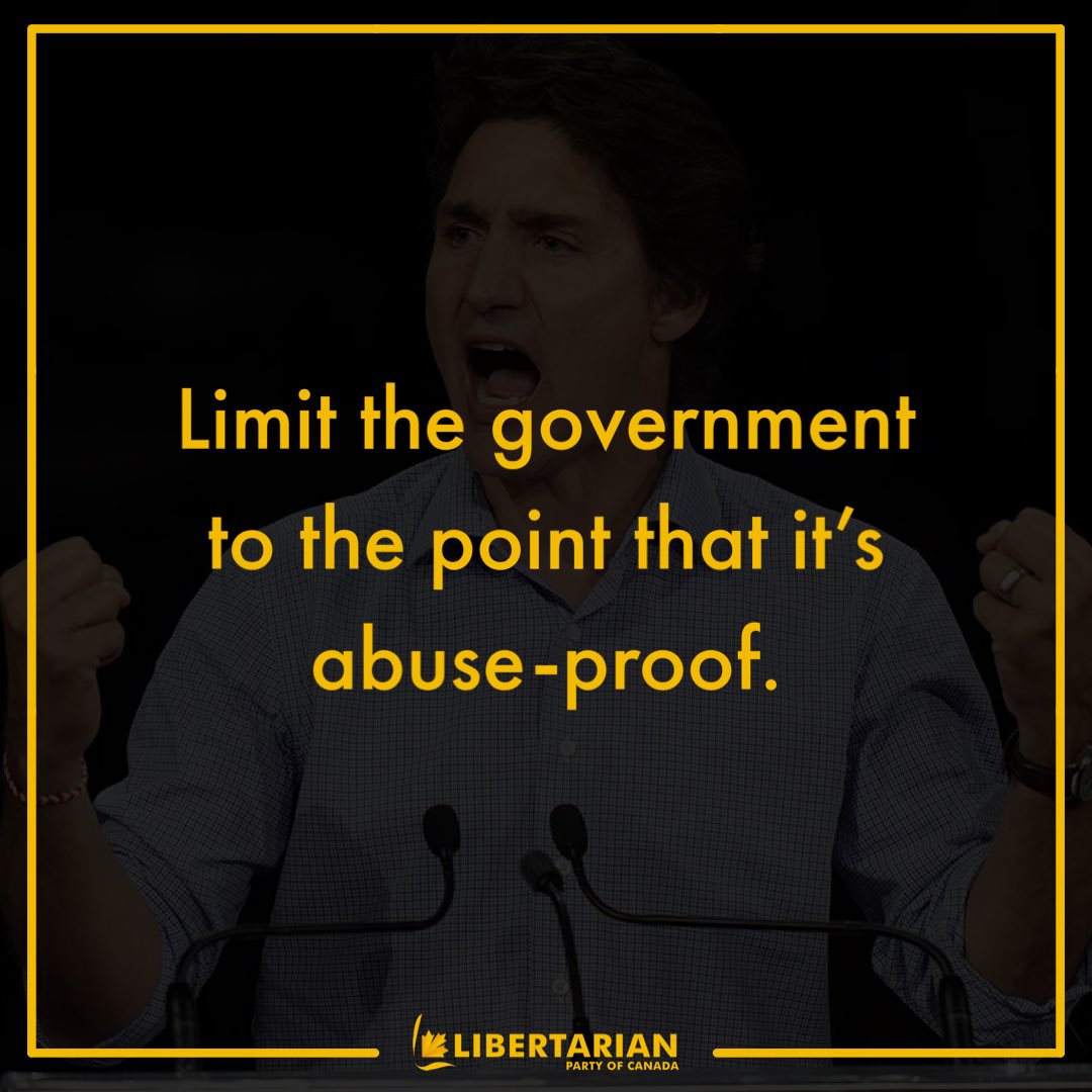 If we get rid of Trudeau without taking an axe to the size, scope and cost of the government he weaponized against us, it’s only a matter of time until another Trudeau — or someone even worse — is brought to power.

#cdnpoli