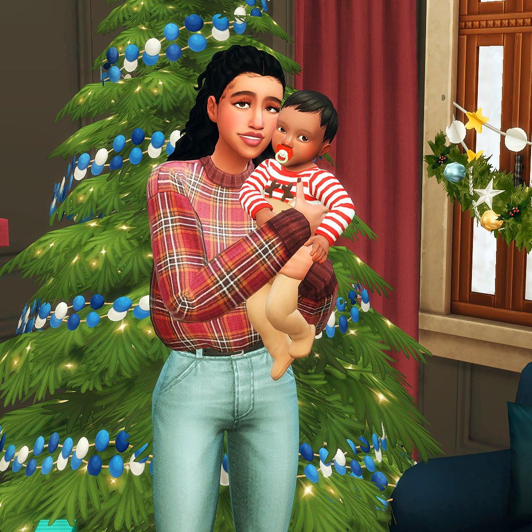 Babys first winterfest 🎄💛

#thesims4 #sims4 #ShowUsYourSims