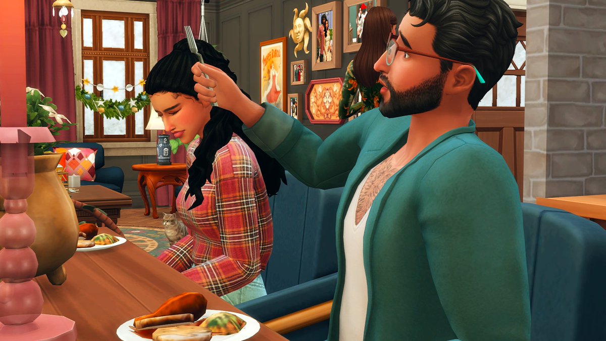 A calm and cosy family winterfest was exactly what Noelle needed! 🥰

#thesims4 #sims4