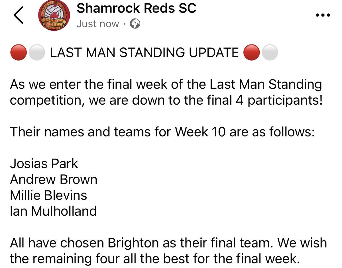Shamrock Reds (@shamrockredssc) on Twitter photo 
