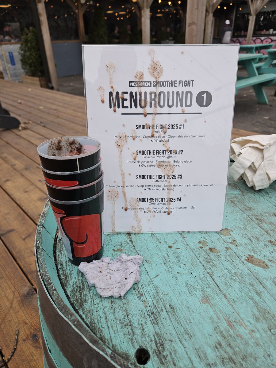 Latou10199359's tweet image. Smoothie fight de #Messorem