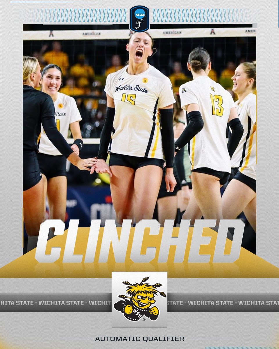 NCAA Women's Volleyball (@ncaavolleyball) on Twitter photo SHOCKERS SWEEPβ‘ β‘
In the <a href="/American_VBall/">American Volleyball</a> Championship, <a href="/GoShockersVB/">Wichita State Volleyball</a> sweeps Florida Atlantic to clinch the AQ for the tournament!!!
#NCAAWVB SHOCKERS SWEEPβ‘ β‘
In the <a href="/American_VBall/">American Volleyball</a> Championship, <a href="/GoShockersVB/">Wichita State Volleyball</a> sweeps Florida Atlantic to clinch the AQ for the tournament!!!
#NCAAWVB