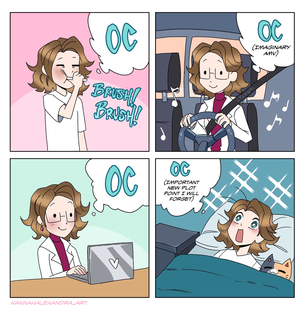 HannahAlexArt's tweet image. I have serious OC brainworms, it’s all I think about 😳