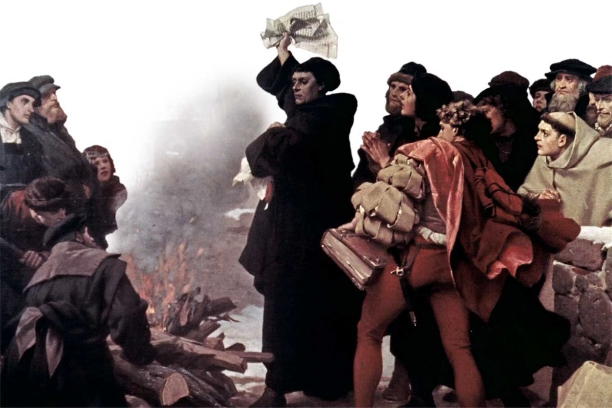 potamopotos's tweet image. In Defense of Luther’s Coarse Language – a thread 🧵
All who have spent time reading Luther have noticed his harsh and at times provocative and rough language. This scandalizes many, though it is my impression that those who take the greatest issue with it are those who have..
