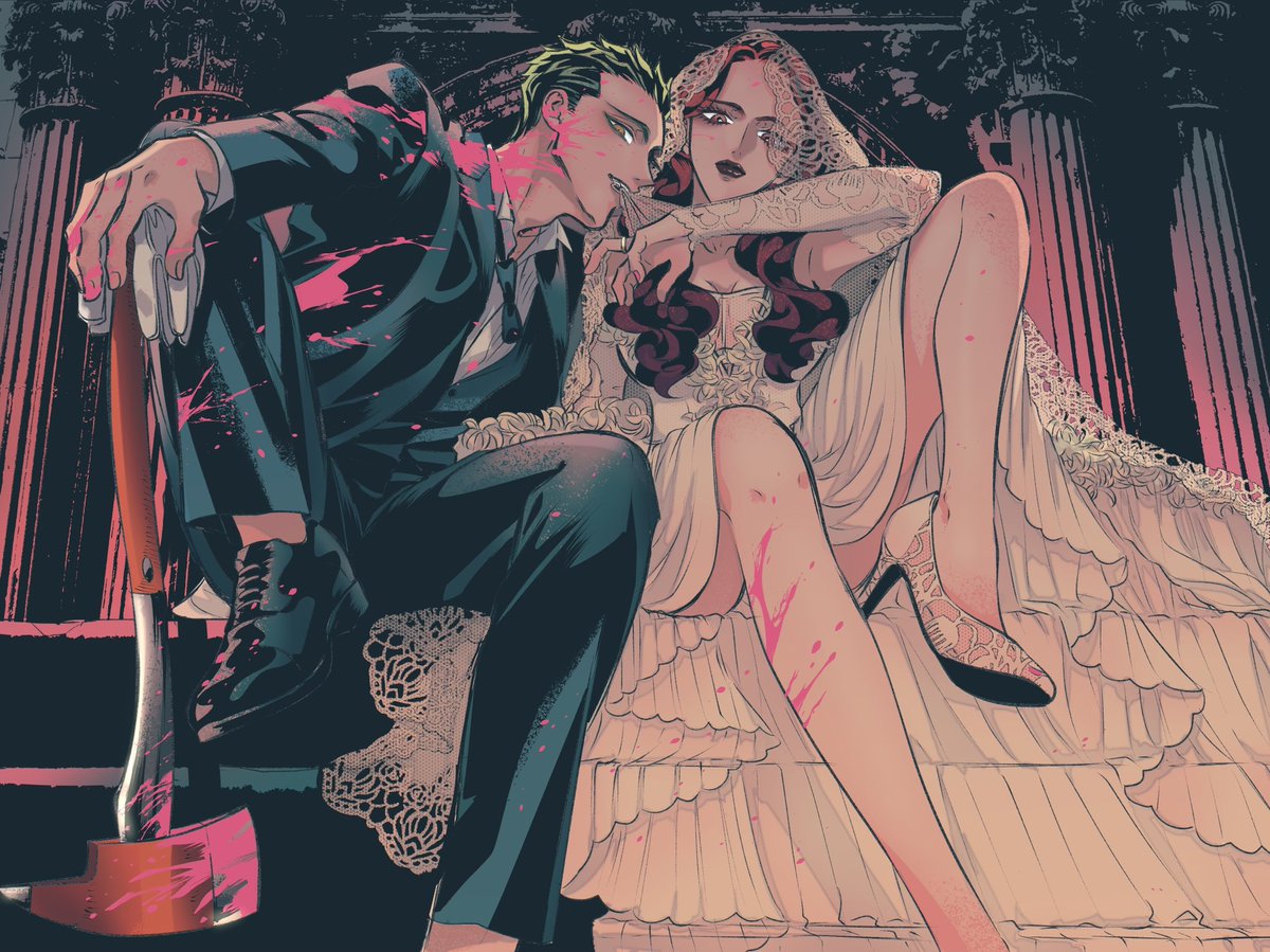 I’m actually obsessed with this illustration of Yoshino and Kirishima !!!! THEY BOTH LOOK SO GOOD