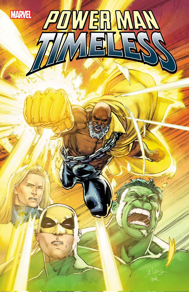 FANTASTICF4UR's tweet photo. أعلنوا #MarvelComics عن تكملة لقصة Timeless (2023) تحت عنوان:
"Power Man: Timeless (2025)"
• ستصدر بتاريخ 5 من شهر فبراير القادم.
• ستكون سلسلة قصيرة من 5 أعداد.
ْ
- من كتابة: #CollinKelly & #JacksonLanzing
- ورسم: #BernardChang
ْ
• وصف العدد في الأسفل: ⬇️
(1/2) https://t.co/P8WwBYnjPe
