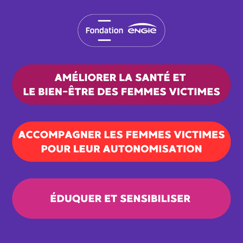 FondationEngie's tweet photo. Journée internationale pour l'élimination de la violence à l'égard des femmes : La Fondation @ENGIEgroup  se mobilise aux côtés de ses partenaires : @lamaisondfemmes @StandSpeakRise @Reusmuriel1 @Resonantes_FR @DiataResonantes @UNESCO_fr  
#25novembre