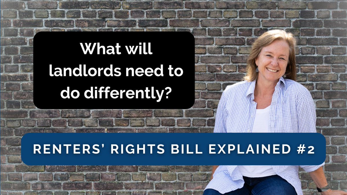 New YouTube Video. Part 2 of  Renters' Rights Bill Explained: What landlords will need to do differently when the Act comes into force.
I cover:
🔹Overview of new obligations
🔹Checklist for new tenancies
🔹Checklist for ongoing obligations
Pl subscribe!
youtu.be/K_Mvt-ZwipI