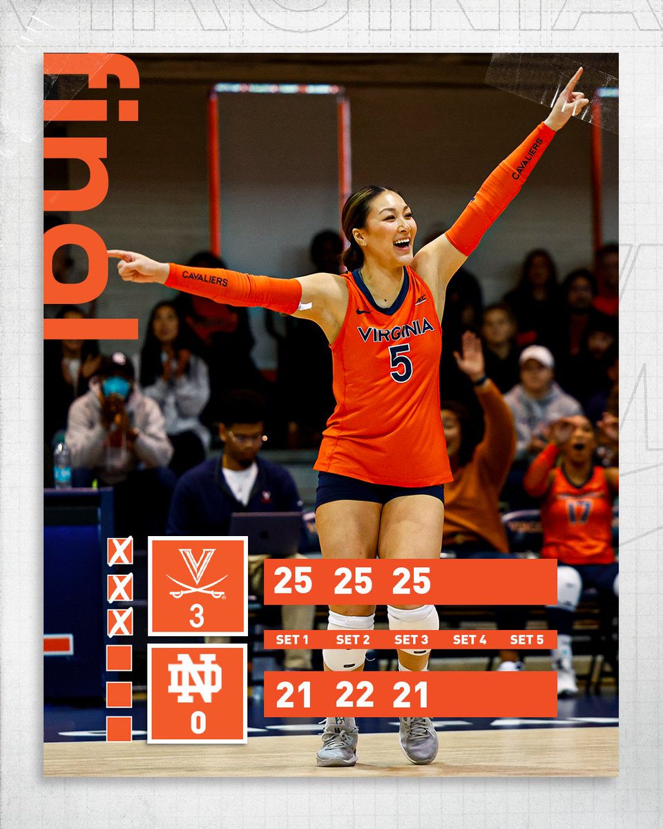 UVAVolleyball's tweet photo. A SENIOR DAY SWEEP‼️

#GoHoos https://t.co/bCtBNOOk4Z