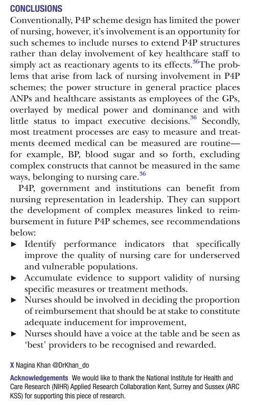 Dr Nagina Khan (@drkhan_do) on Twitter photo I am sharing my paper on the experiences of Advanced Nurse Practitioners (ANPs) in the UK with the Quality & Outcomes Framework (QOF) scheme, focusing on their leadership potential & impact on healthcare delivery.
<a href="/alisonleary1/">Prof Alison Leary ๐#ProtectNurse</a> <a href="/CrystalOldman/">Dr Crystal Oldman CBE EdD RN RHV QN FRCN</a>
Article link:
bmjopen.bmj.com/content/14/11/โฆ I am sharing my paper on the experiences of Advanced Nurse Practitioners (ANPs) in the UK with the Quality & Outcomes Framework (QOF) scheme, focusing on their leadership potential & impact on healthcare delivery.
<a href="/alisonleary1/">Prof Alison Leary ๐#ProtectNurse</a> <a href="/CrystalOldman/">Dr Crystal Oldman CBE EdD RN RHV QN FRCN</a>
Article link:
bmjopen.bmj.com/content/14/11/โฆ