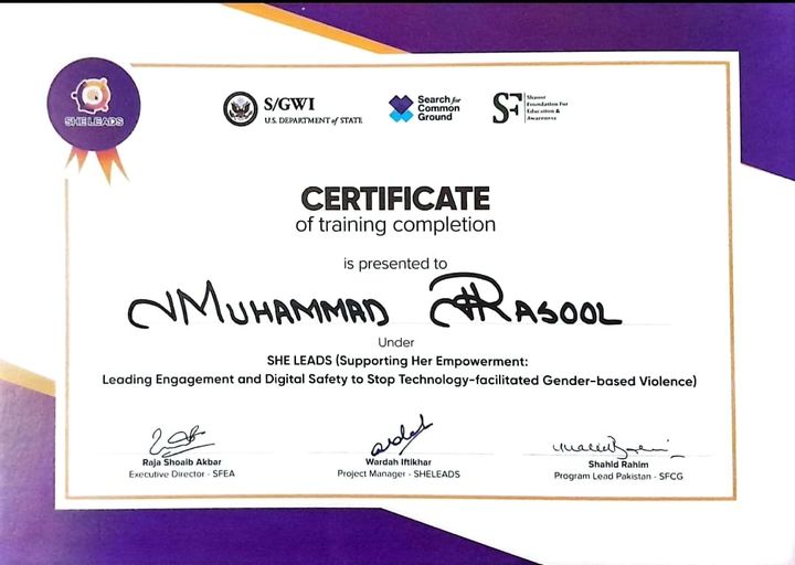 02 Days training on digital Gender Based Violence at Quetta Book Cafe with collaboration of <a href="/SheLeadsCBR/">She Leads</a>  and @Shaourfoundation۔
(خوشحال اور مستحکم بلوچستان)
<a href="/PPHIB_org/">People's Primary Healthcare Initiative  (PPHI-B)</a> <a href="/dpr_gob/">Govt. of Balochistan</a> <a href="/SBKQuetta/">SBK University Quetta</a> <a href="/SmbzanICQ/">SMBZAN Institute of Cardiology Quetta</a> <a href="/BRSP_Pakistan/">Balochistan Rural Support Programme (BRSP)</a> <a href="/UOBQuetta/">University of Balochistan, Quetta</a> <a href="/BalochistanPsy1/">Balochistan Psychologists’ Association</a> <a href="/cs_balochistan/">Chief Secretary Balochistan</a> <a href="/RESCUEorg/">IRC - International Rescue Committee</a> <a href="/MSF/">MSF International</a> <a href="/APA/">American Psychological Association</a>