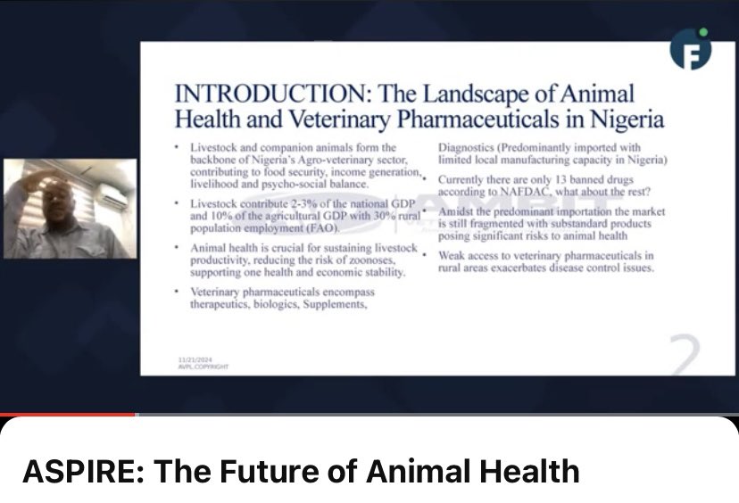 tunbosun_19's tweet photo. I was invited to speak on the innovation and challenges in Nigerian veterinary Pharmaceuticals by @Farmalert_ng also to commemorate the WAAW @IVSANigeria, I spoke on the impact of unqualified veterinary services, abused drugs and AMR 

Watch:
https://t.co/rpKlTDaP2c https://t.co/z0apmYmPK3