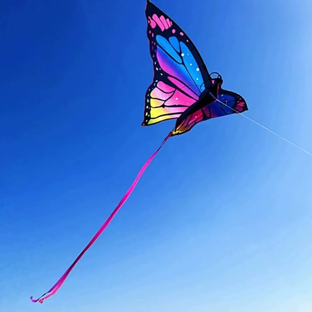 Elegant 1.45m Butterfly Kite – Vibrant Colors with Kite Line for Outdoor Fun buff.ly/4fIpsoi