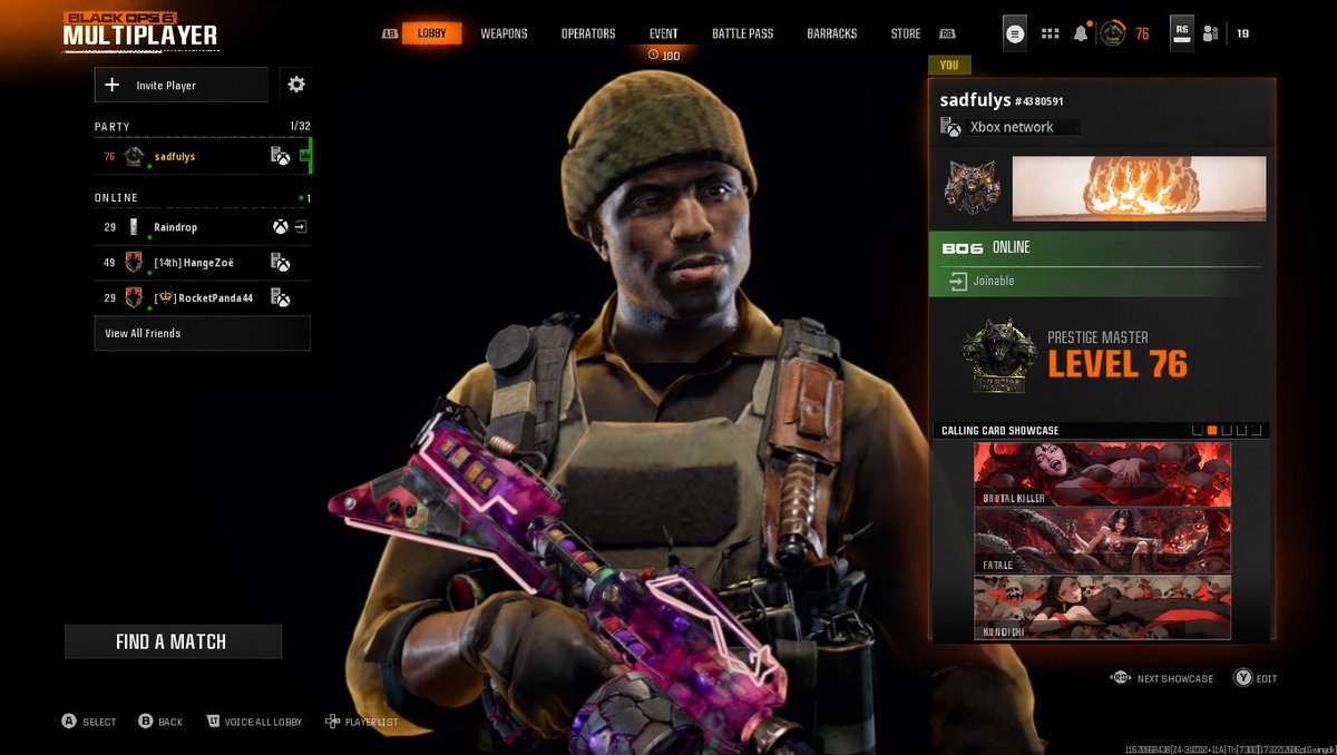 sadfulss's tweet photo. finally got my first nuke on BO6 lets goo!! https://t.co/jX1o8ief6Q