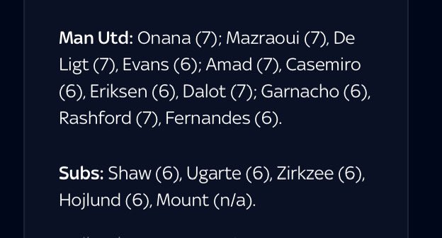 Duncivilserv's tweet image. Who does these ratings for sky. These pricks just drew 1-1 with Ipswich who haven’t won a game at home all season. Rashford -7????? Fecker never broke a sweat #MUFC